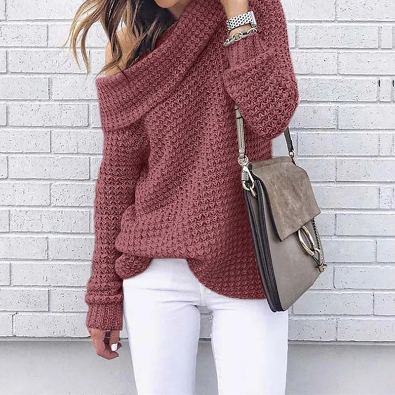 Augusta - Fall Off-Shoulder Sweater