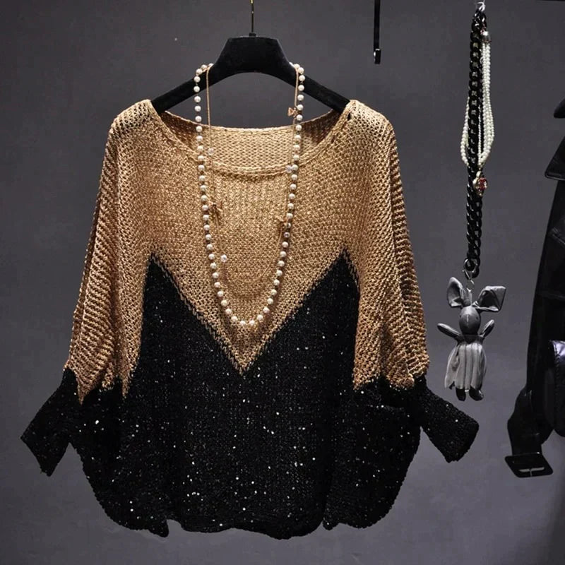 Selah - Luxurious sequin sweater