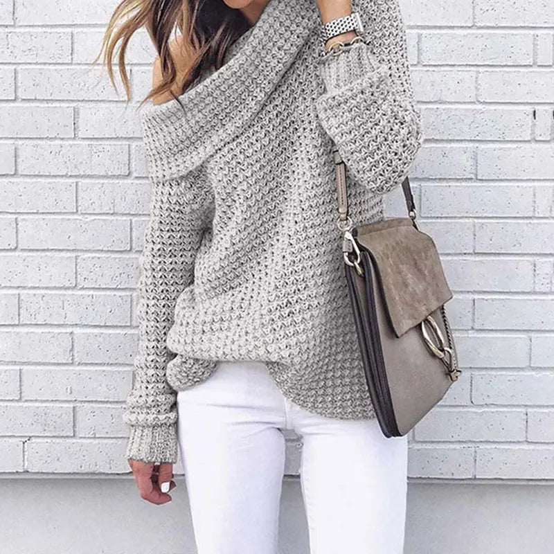 Augusta - Fall Off-Shoulder Sweater