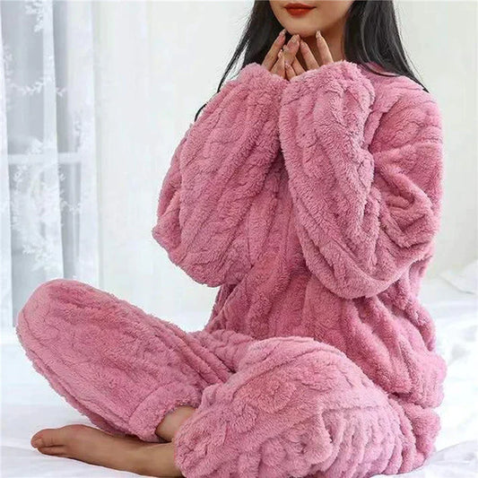 Alyssa - Women's Fleece Pajama Set 