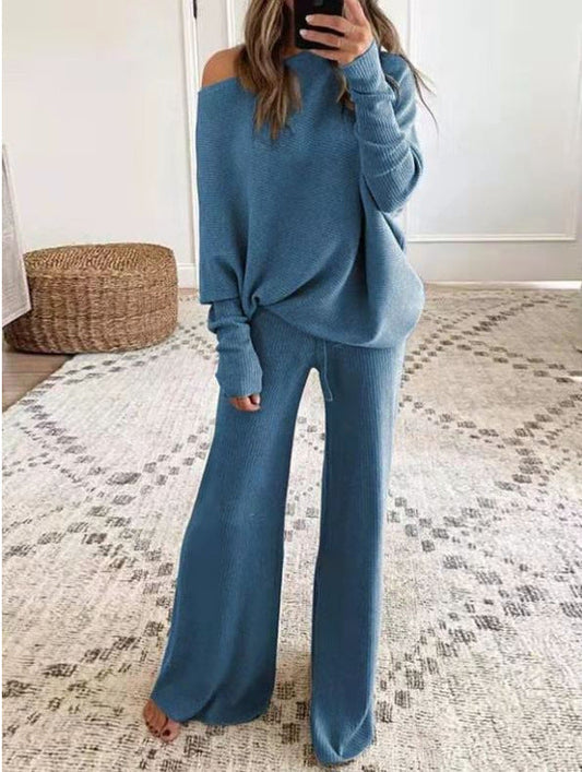 Vera - Knitted one shoulder suit for women