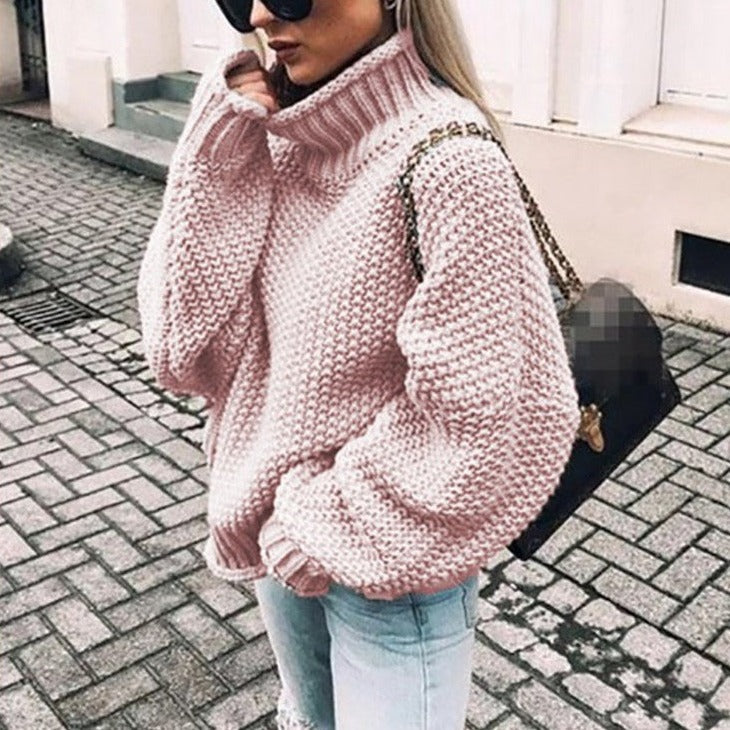 Elodie - Half collar sweater