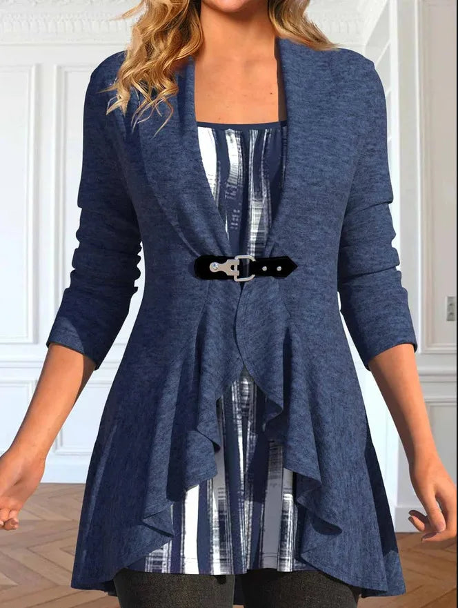 Sally - Casual blouse met ruches