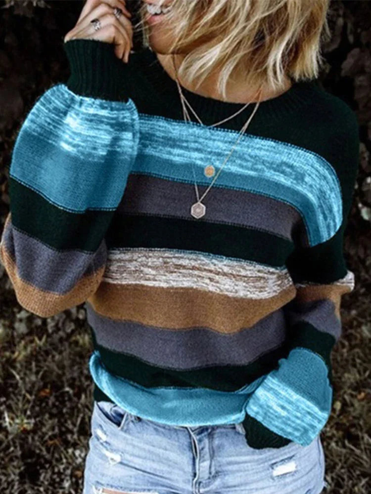 Everly - Striped knitted sweater