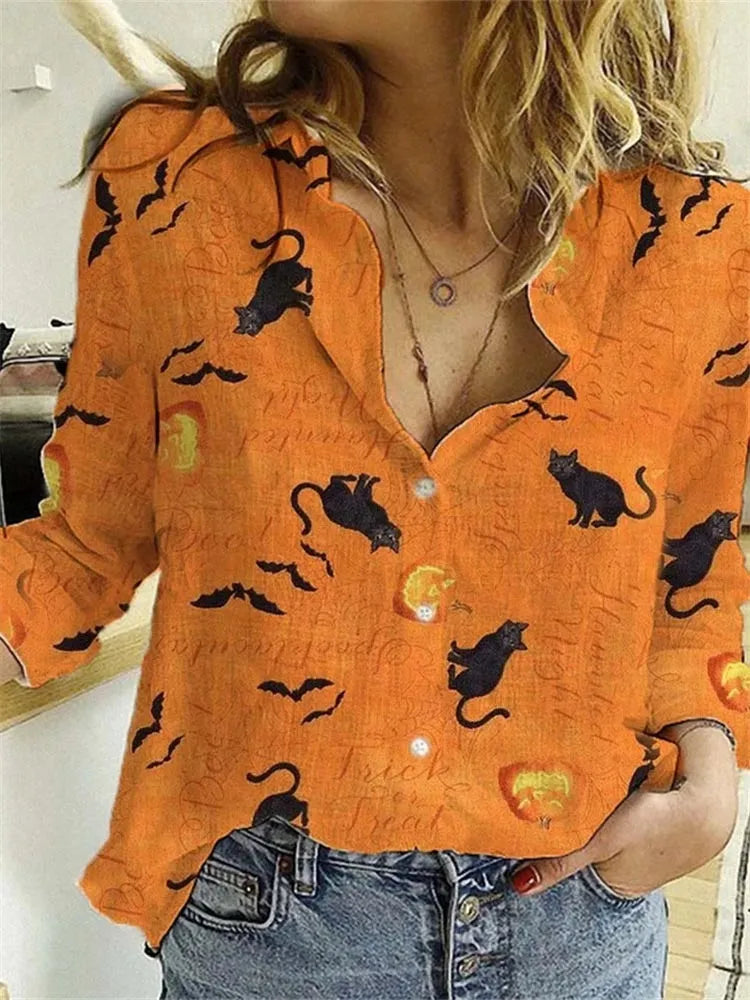 Martha - Halloween blouse