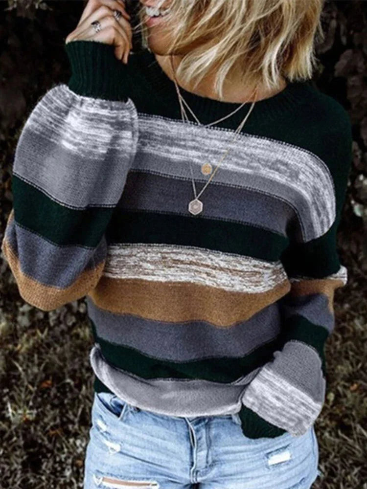 Everly - Striped knitted sweater