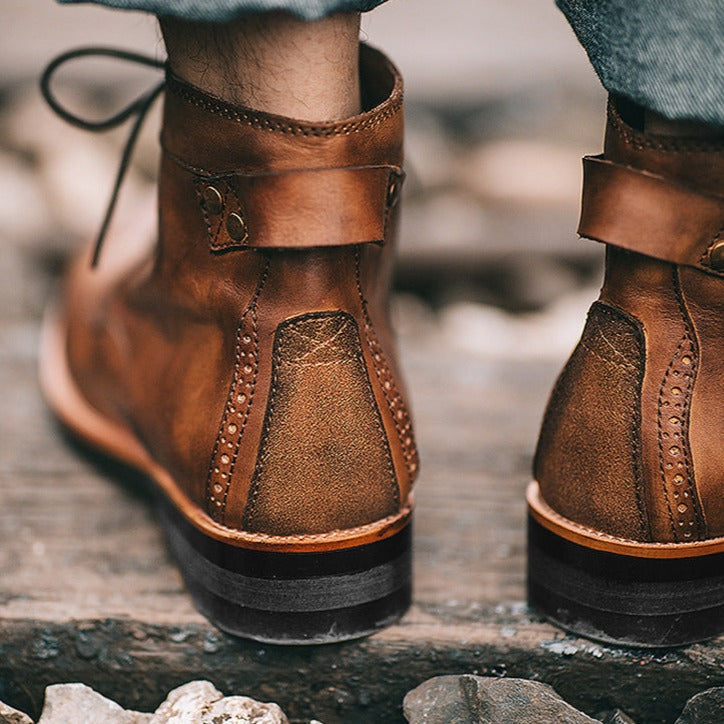 Realm - Bottes en cuir pour hommes