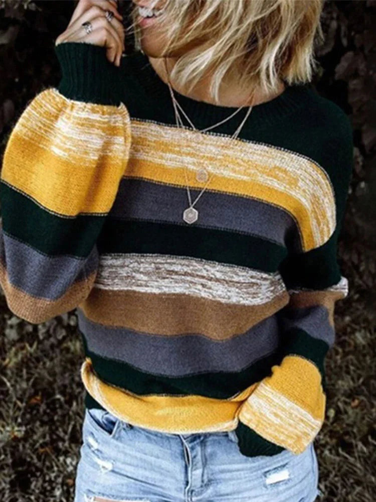 Everly - Striped knitted sweater