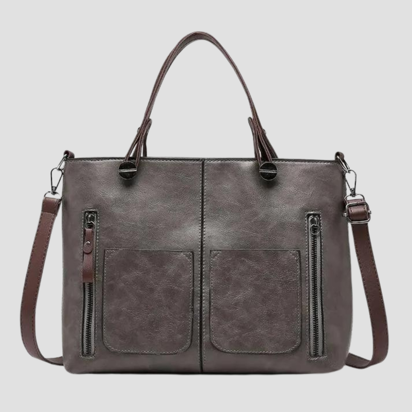 Leila - Women's shoulder bag made of vintage leather