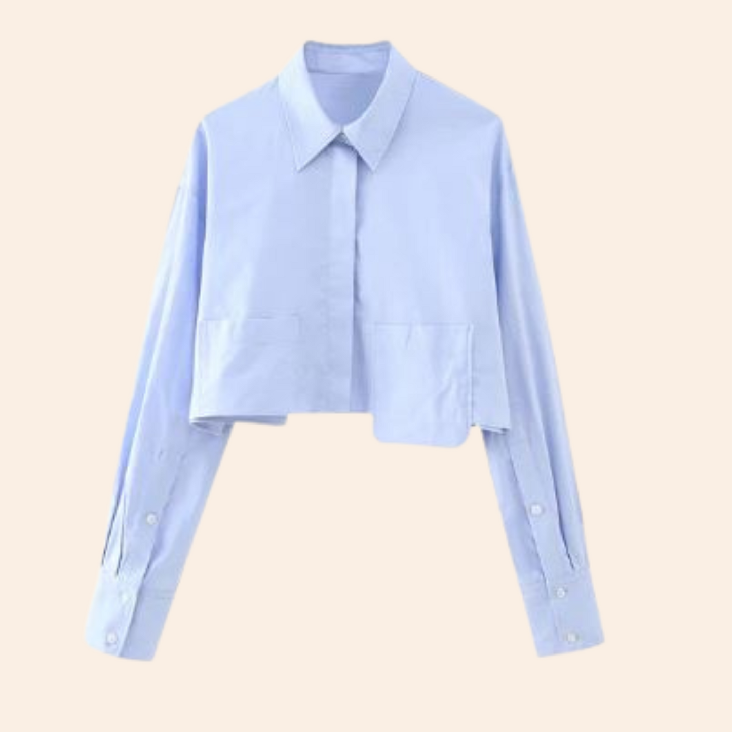 Adela - Fashion cropped shirt