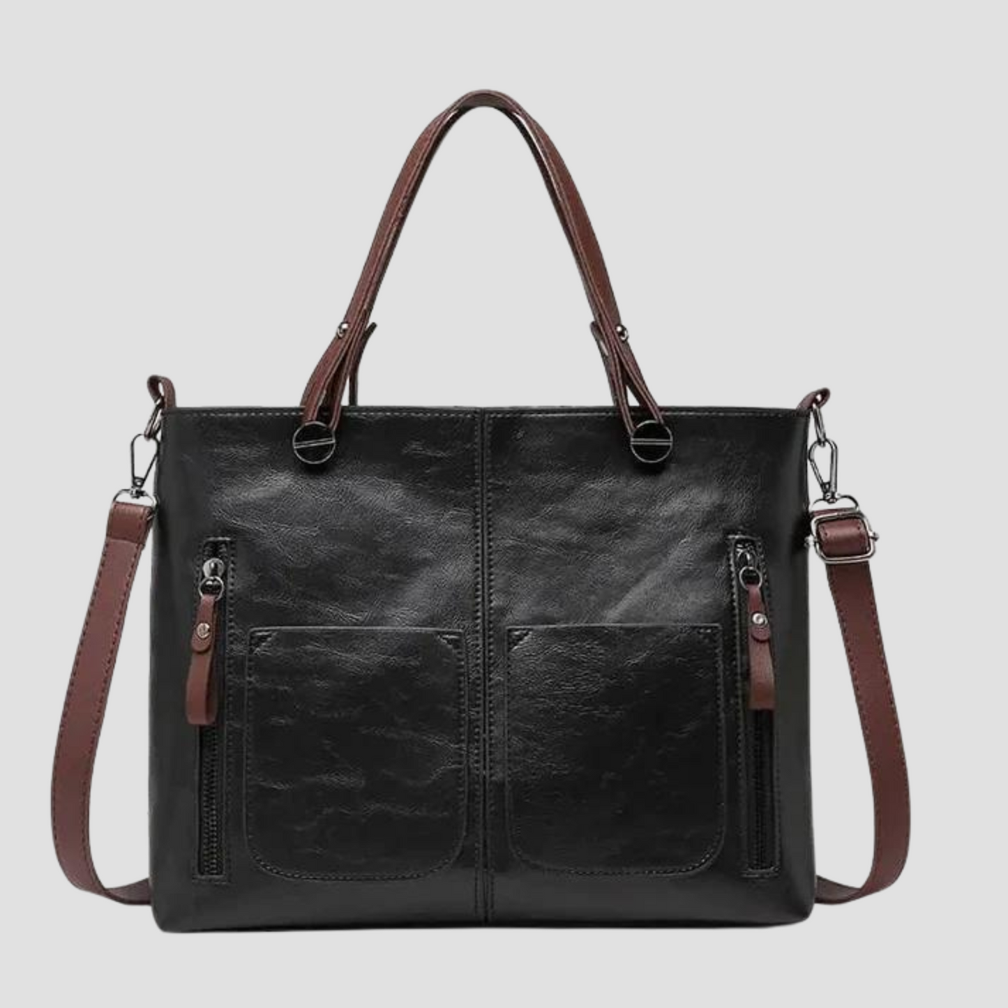 Leila - Women's shoulder bag made of vintage leather