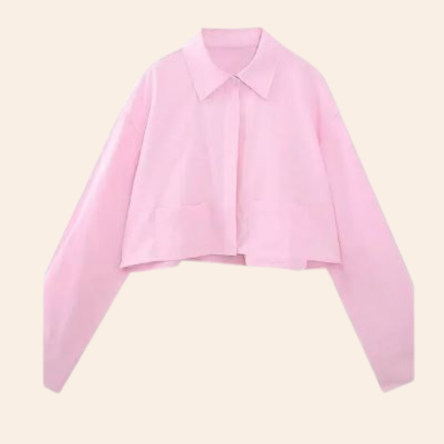 Adela - Fashion cropped shirt