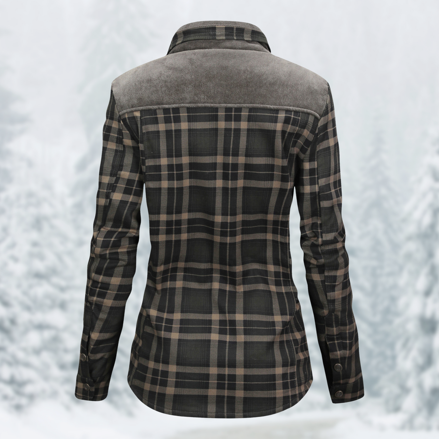 Carissa - Flannel hiking jacket for women