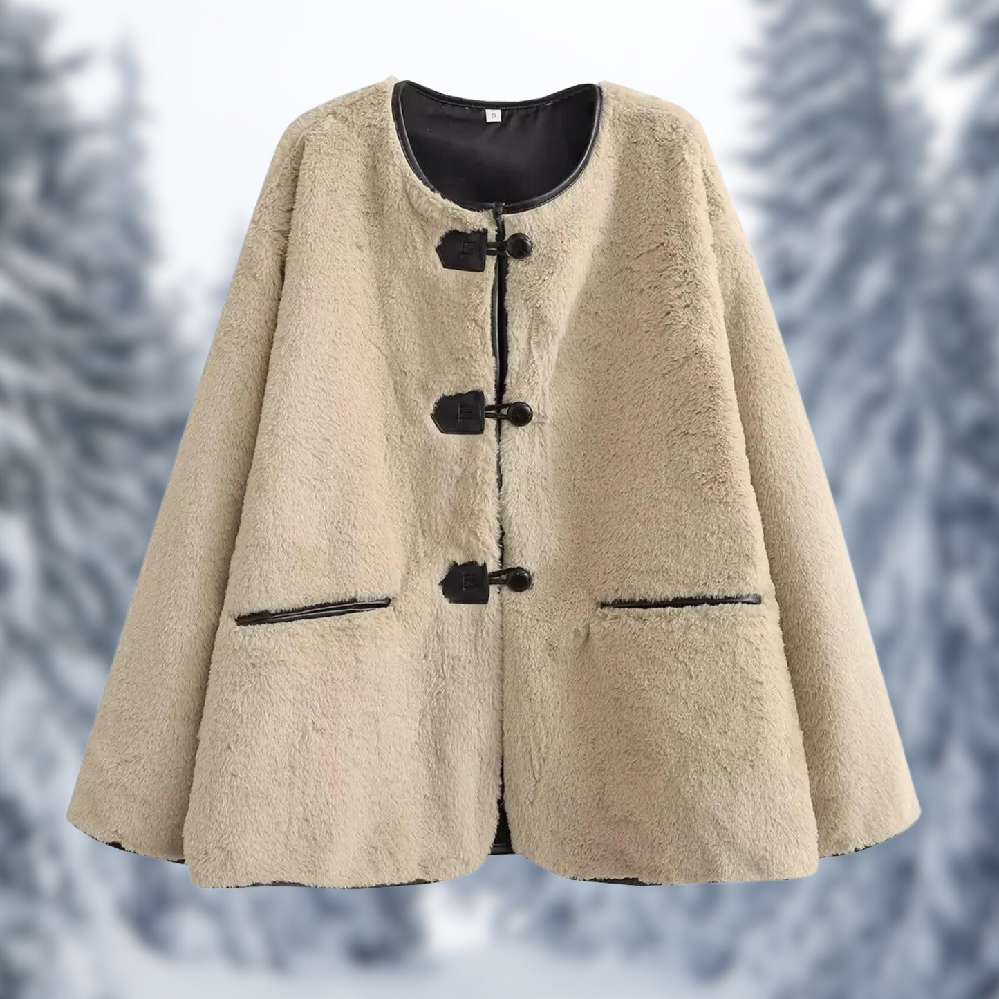 Cornelia - Manteau d'hiver en fausse fourrure polaire