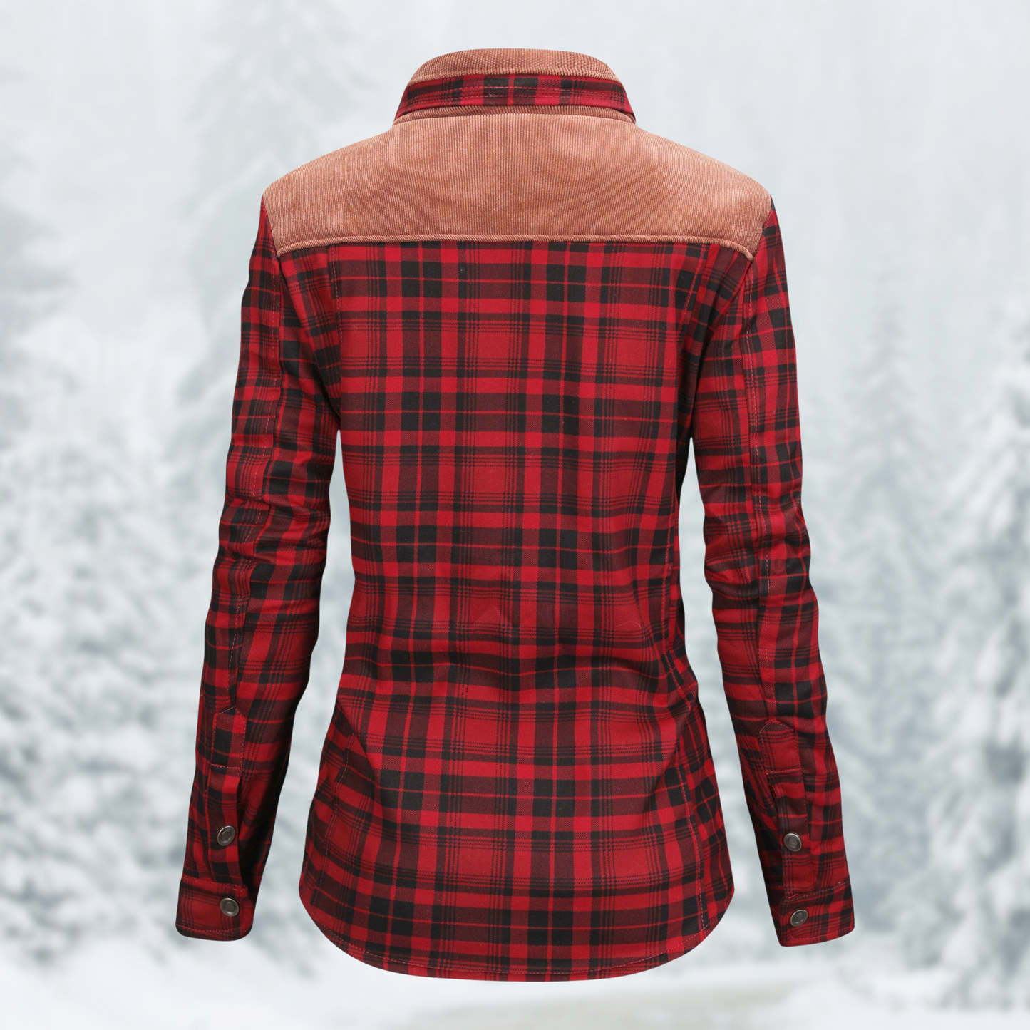 Carissa - Flannel hiking jacket for women