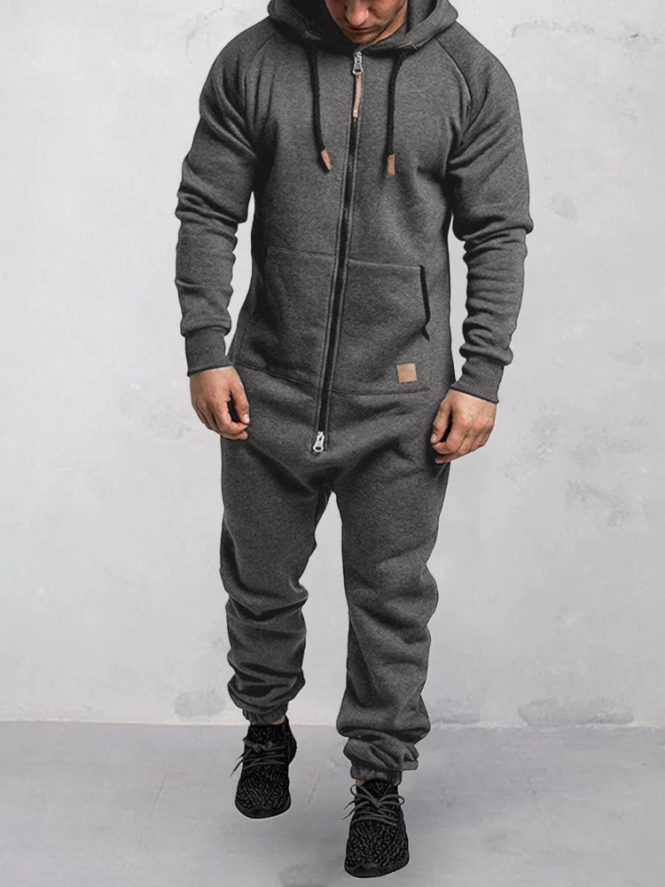 Thomas - Jumpsuit met capuchon