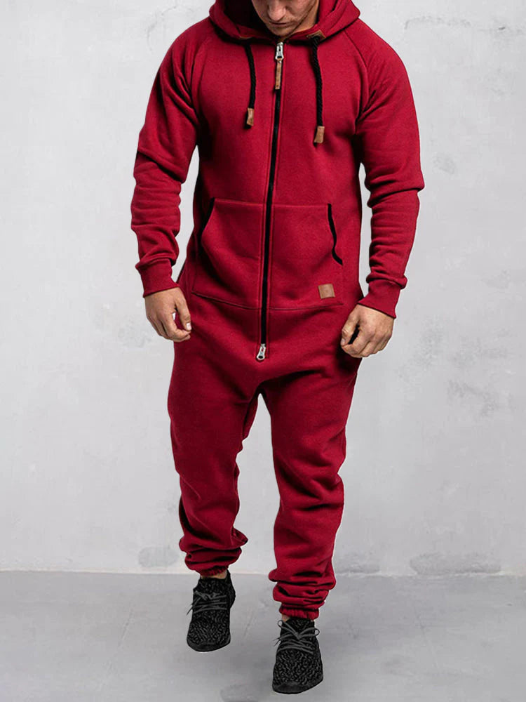 Thomas - Jumpsuit met capuchon