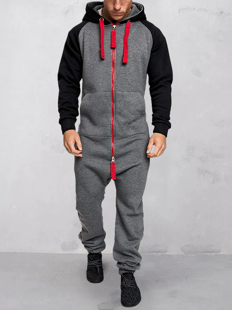 Thomas - Jumpsuit met capuchon