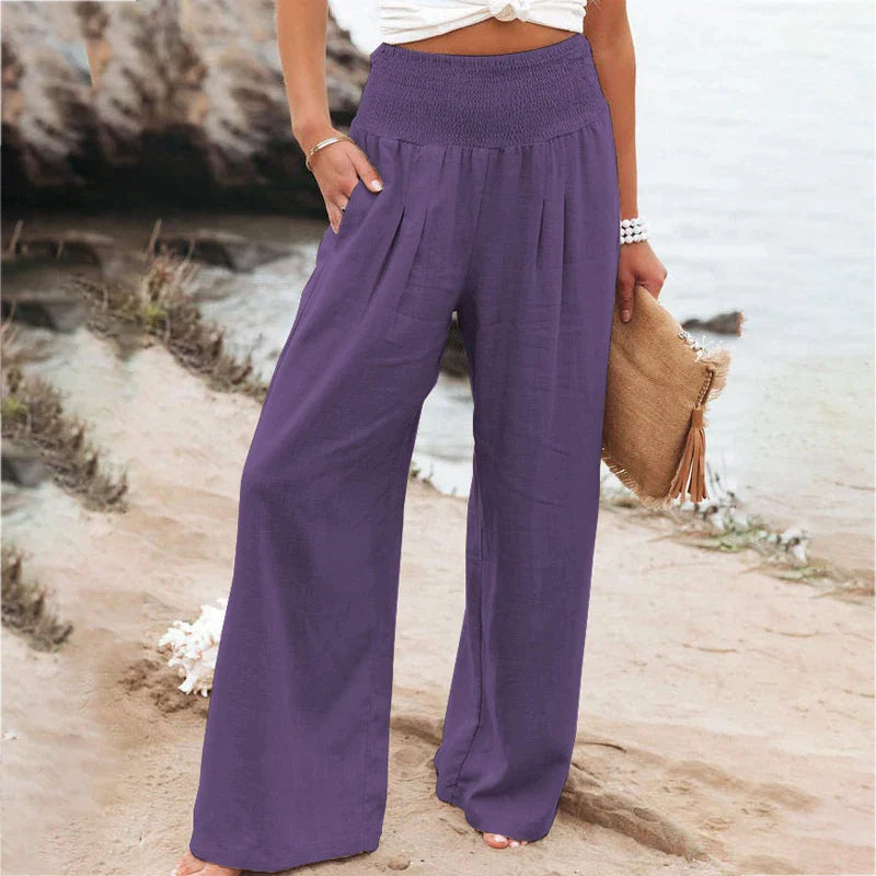 Veda - Wide Leg Trousers for Women