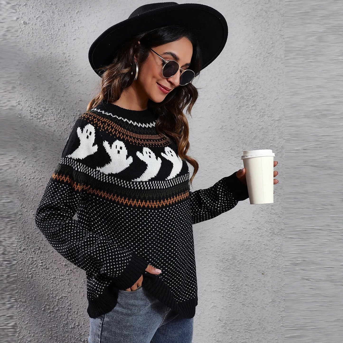 Rosita - Halloween Ghost Vintage Women Sweater