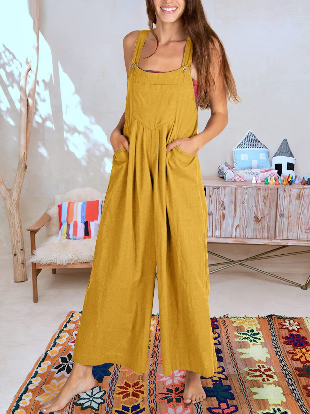 BEATRIZ - Mouwloze jumpsuit voor dames