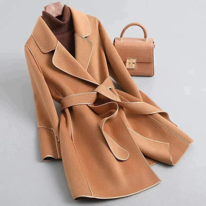 Alma - Wollen trenchcoat