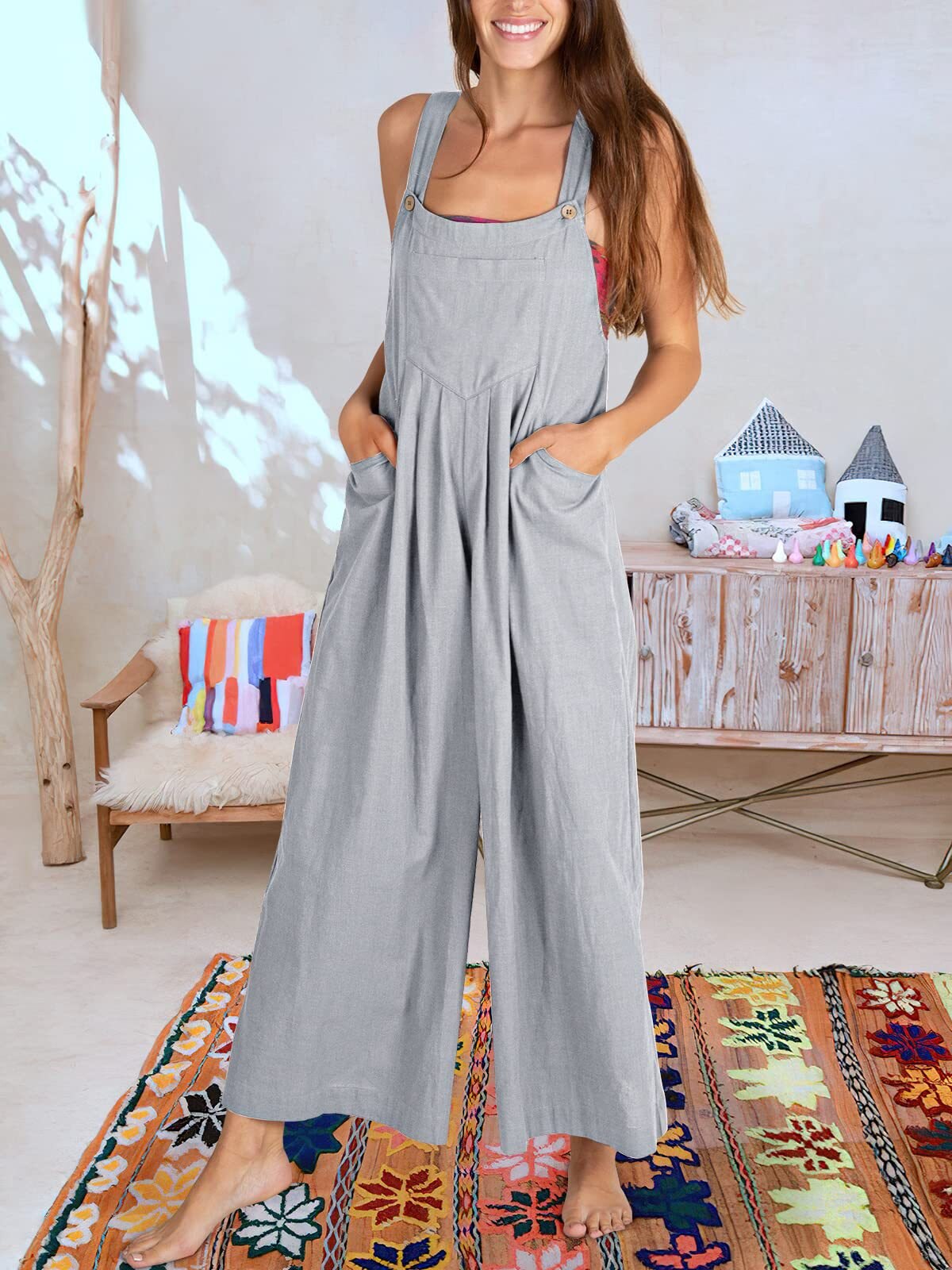 BEATRIZ - Mouwloze jumpsuit voor dames