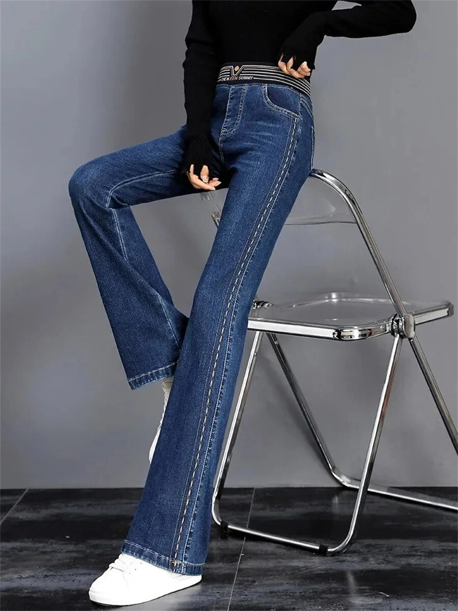 Nora - Jeans met hoge taille