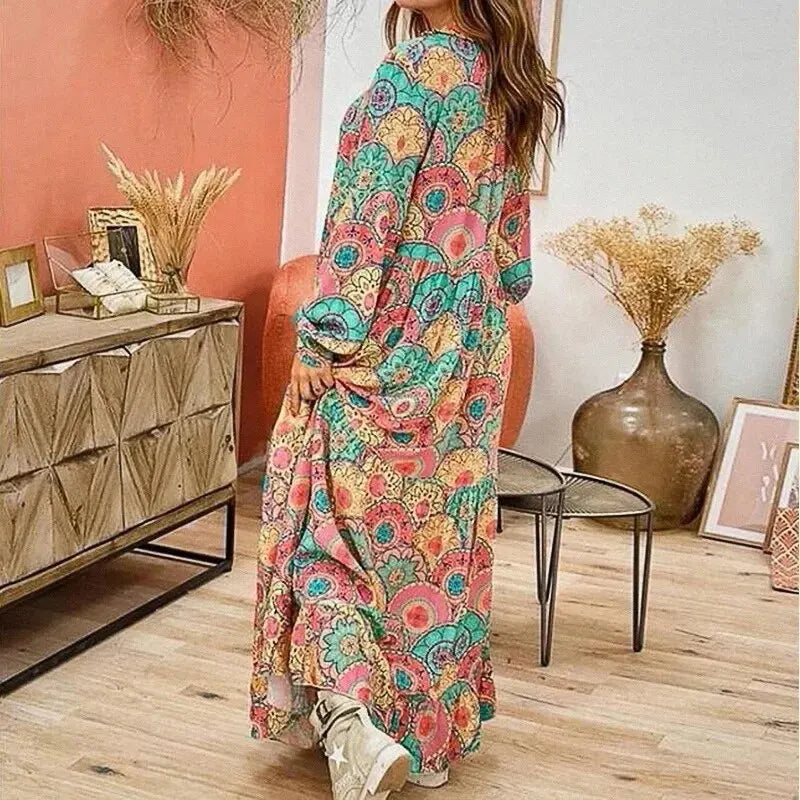 Alianna -Printed maxi dress