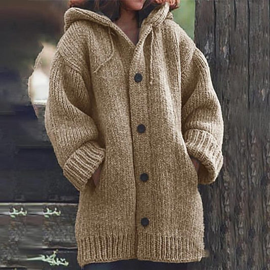 Edafel - Long coat with hood