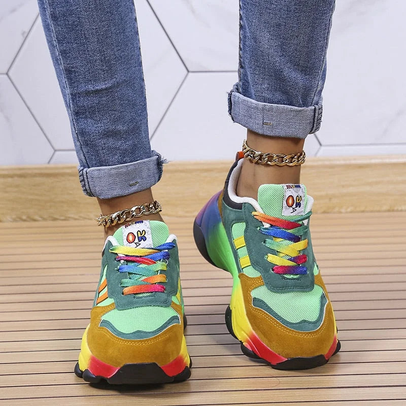 Helen - Kleurrijke orthopedische sneakers met stijl