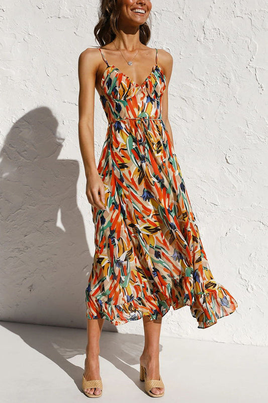 CICIE - Robe midi multicolore