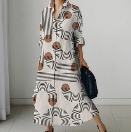 Martha - Elegant shirt dress for women