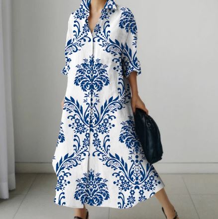 Mallory - Printed Women's Dress