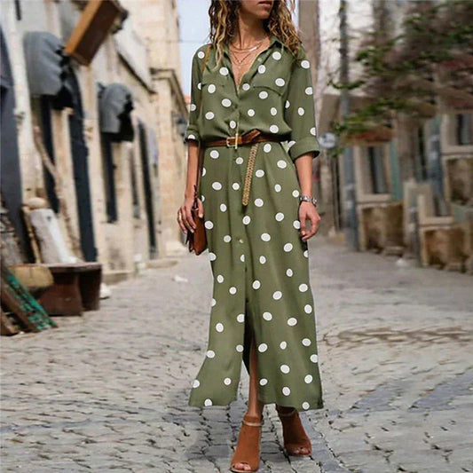 Freja - Robe tendance à pois