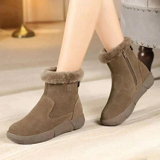 Norma - Warm winter boots with fur for women