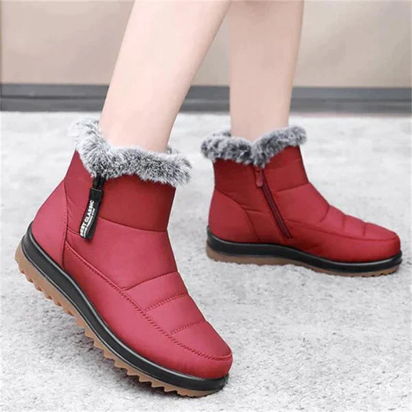 Holly - Bottes chaudes en coton pour femme, résistantes à l'hiver