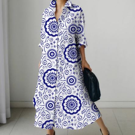 Mallory - Printed Women's Dress