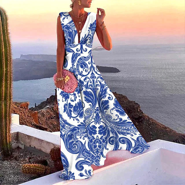 THELA - Robe de vacances pour femme